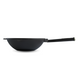 Сковорода чавунна WOK 24 см з ручкою Black та скляною кришкою Brizoll W24HP1-6 W24HP1-6 фото 3