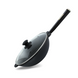 Сковорода чавунна WOK 24 см з ручкою Black та скляною кришкою Brizoll W24HP1-6 W24HP1-6 фото 1