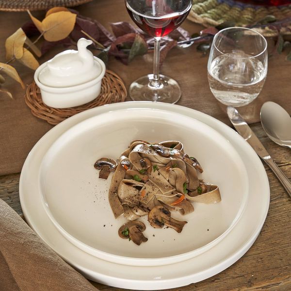 Тарілка глибока порцелянова ESSENZIALE GOURMET 21,5 см La Porcellana Bianca P0044TF215 P0044TF215 фото