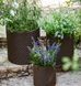 Кашпо Cylinder Planter Small 7 л коричневое Keter 7290103664183 7290103664183 фото 7