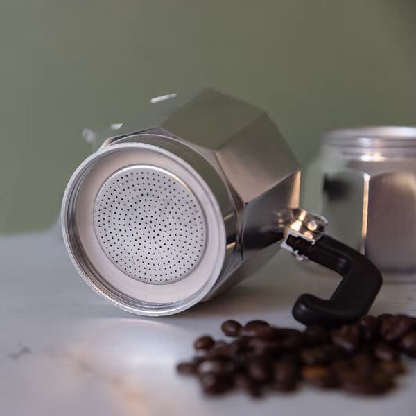 Гейзерная кофеварка (мока) LA CAFETIERE, алюминий, 290 мл, Kitchen Craft, LCVEN6CPSIL LCVEN6CPSIL фото