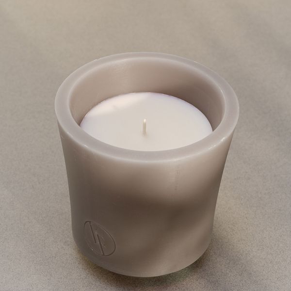 Свеча в восковом подсвечнике серая 13 &times; 13,5 см, 370 г Maison Berger Paris 6943 6943 фото
