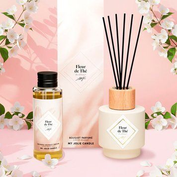 Дифузор My Jolie Candle + Наповнювач з ароматом TEA FLOWER, 100 мл 320621 фото
