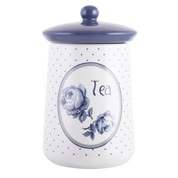 Емкость для хранения чая VINTAGE INDIGO с крышкой 16&times;9 см CreativeTops KA5176119 KA5176119 фото