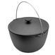 Казан чавунний туристичний 10 л з кришкою Brizoll KT10-1 KT10-1 фото 1