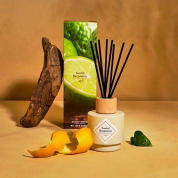 Дифузор My Jolie Candle + Наповнювач з ароматом SANDALWOOD BERGAMOT, 100 мл 320628 фото