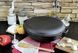 Сковорода чавунна WOK 36 см з кришкою-сковородою гриль, підставкою та чохлом Brizoll W36-3SCH W36-3SCH фото 11