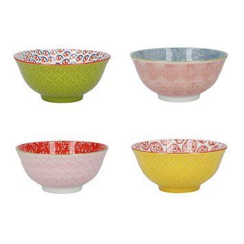 KCBOWL15PK4BR Набір мисок Kitchen Craft Brights, кераміка, діам. 15,5 см, 4 шт KCBOWL15PK4BR фото