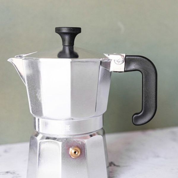 Гейзерная кофеварка (мока) LA CAFETIERE, алюминий, 150 мл, Kitchen Craft, LCVEN3CPSIL LCVEN3CPSIL фото