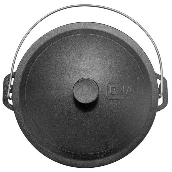 Казан чугунный туристический 10 л с крышкой и чехлом Brizoll KT10-1CH KT10-1CH фото
