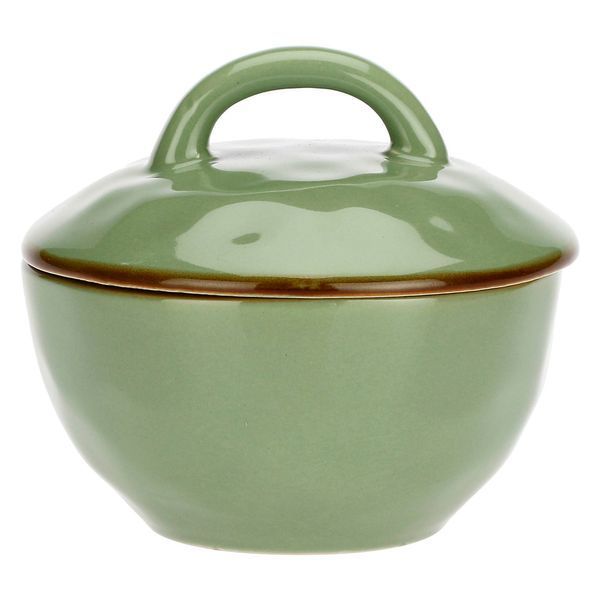 Цукорниця CONCERTO VERDE OLIVA керамічна оливкова 250 мл Rose&Tulipani Milano R136100013 R136100013 фото