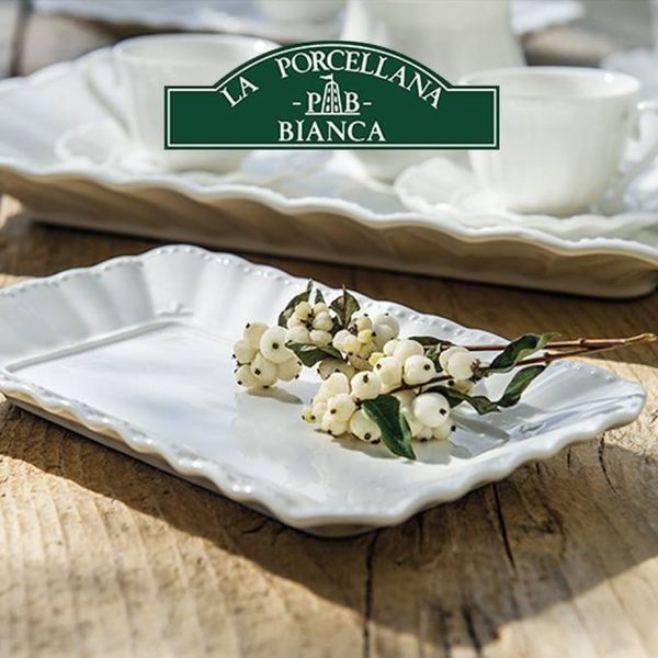 Таця прямокутна DUCALE порцелянова 35 &times; 26 см La Porcellana Bianca P003600435 P003600435 фото